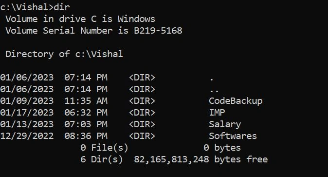 Command Prompt Basic Commands