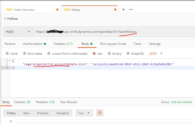 Follow and Unfollow CRM Core records