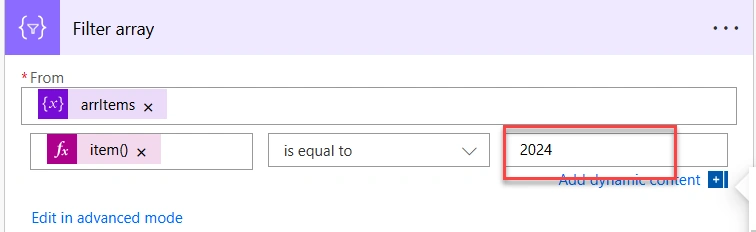 Filter Array
