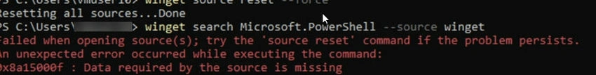 Powershell- winget