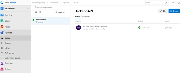 CI/CD through Azure DevOps