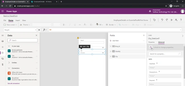 Cascading Dropdowns Using PowerApps
