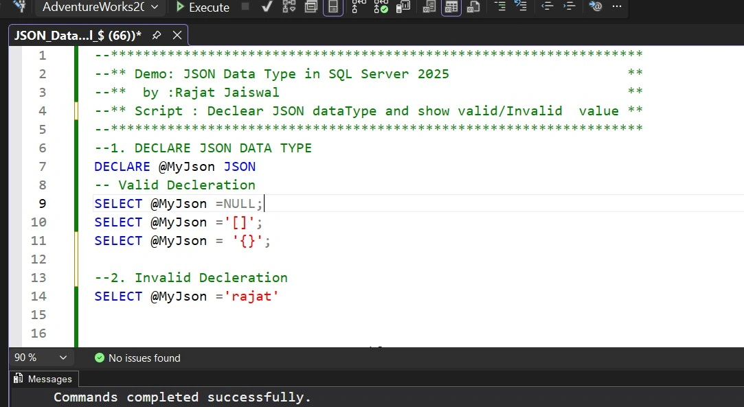 Indiandotnet_JSON_DataType_decleration