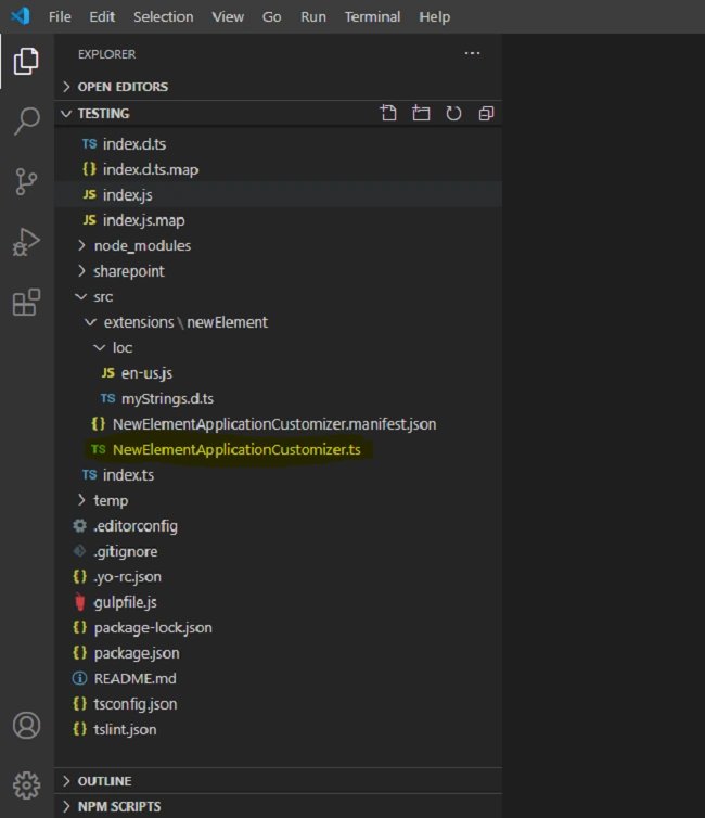 Add Top and Bottom Placeholder using App Customizer