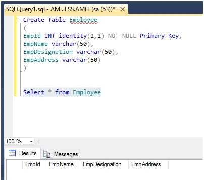 see output
