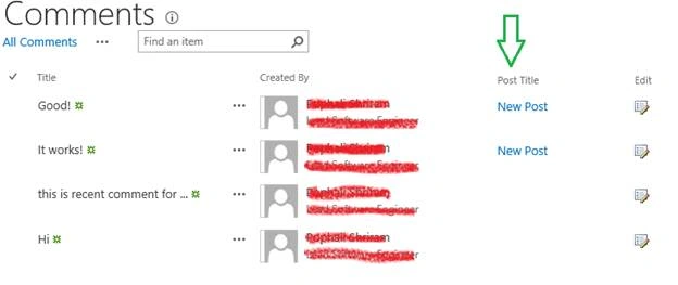 comments