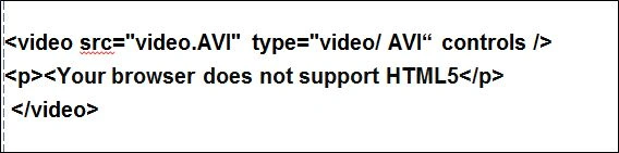 VIDEO Element