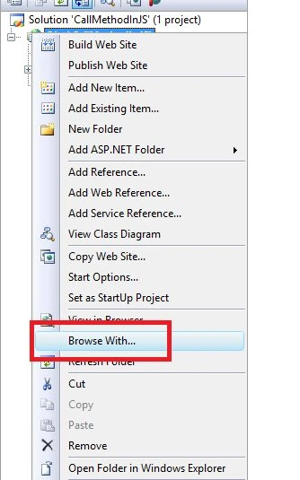 select Browse with
