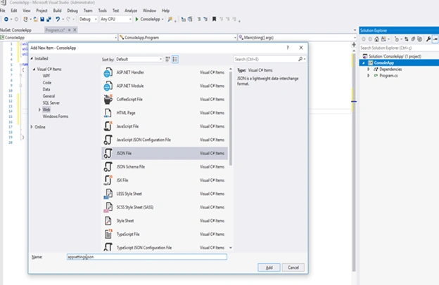 Access SQL Server DataBase In .NET Core Console Application