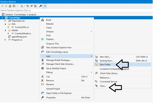 Access SQL Server DataBase In .NET Core Console Application