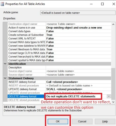 Do not replicate delete statements(6)-