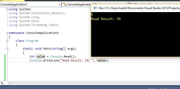 Console.Read