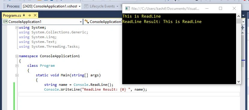 Console.ReadLine