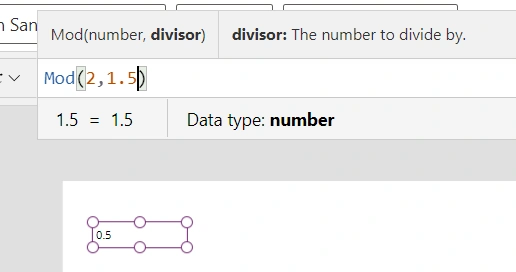 MOD function