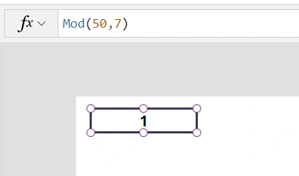 Mod function