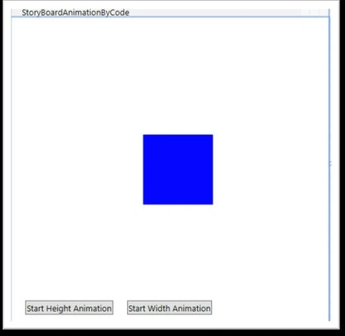 Story board animation by code