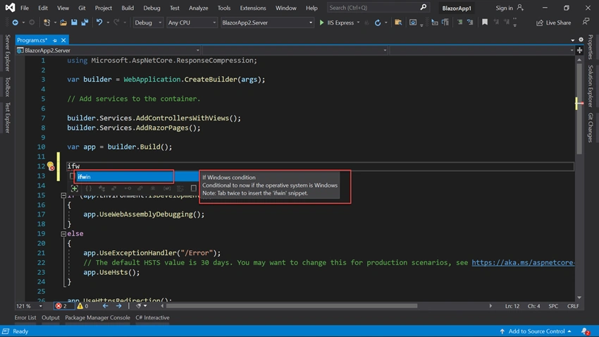 Creating Code Snippets in Visual Studio 2022