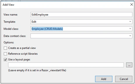 CRUD Operation Using Model View And Controller