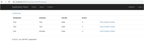 CRUD Operation Using Model View And Controller
