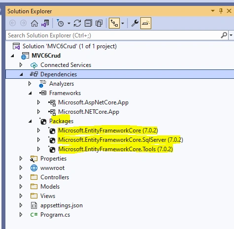Asp.Net Core MVC (.Net 6.0) CRUD Operation