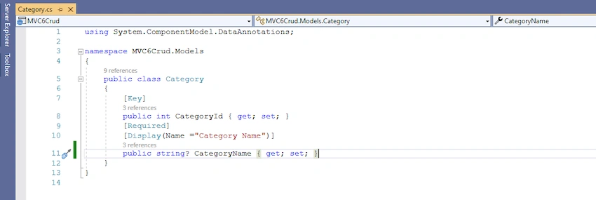 Asp.Net Core MVC (.Net 6.0) CRUD Operation