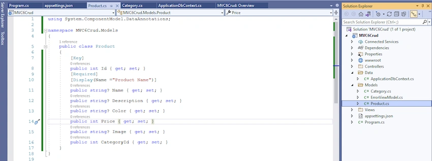 Asp.Net Core MVC (.Net 6.0) CRUD Operation
