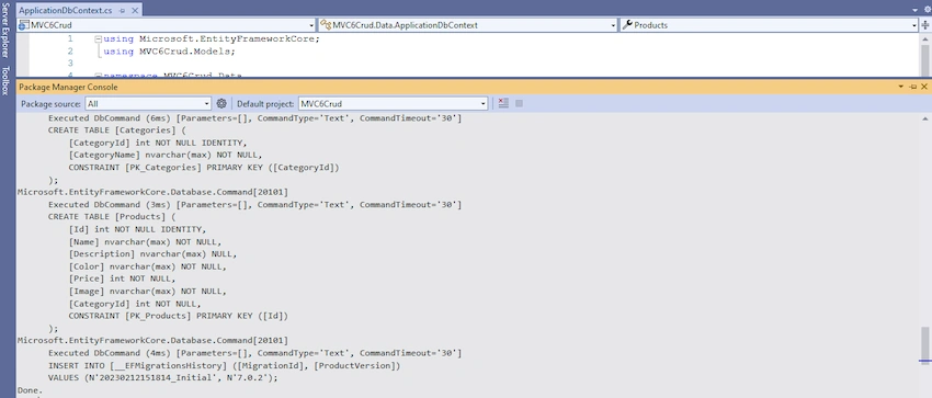 Asp.Net Core MVC (.Net 6.0) CRUD Operation
