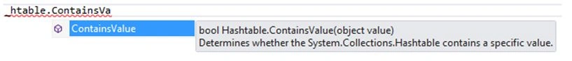 ContainsValue