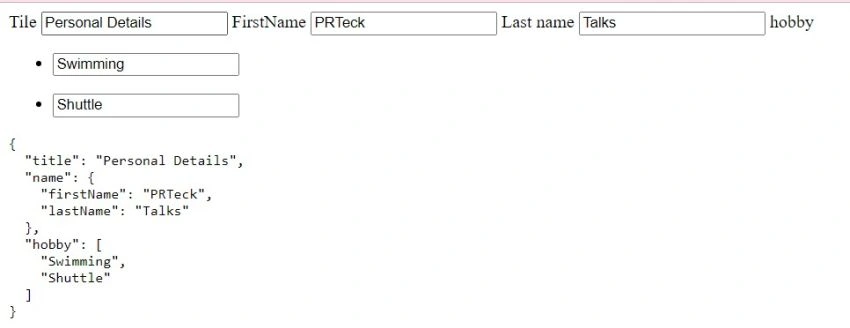 Binding The Strictly Typed Reactive Form Controls To The Template