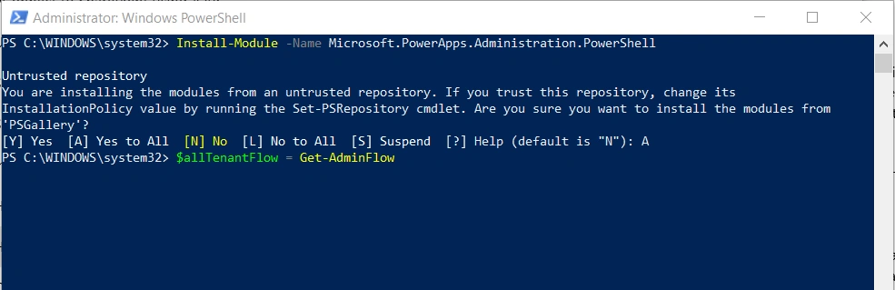 How To Fetch All The Power Automate (Flow) In Tenant