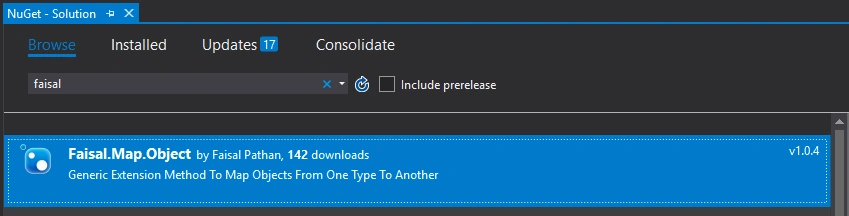 Mapper Nuget