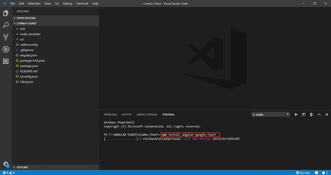 Google Combo Chart In Angular 7