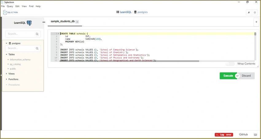 Learn SQL