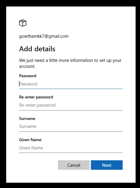 Sign Up