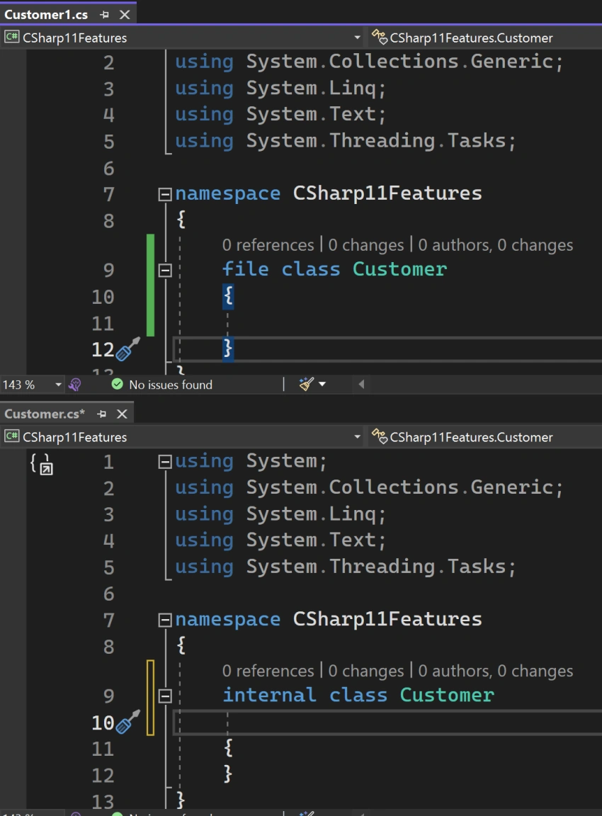 File Scoped type