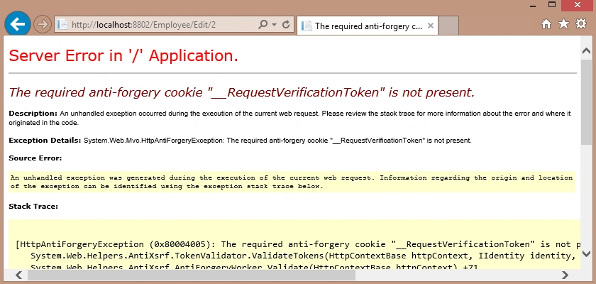 server error