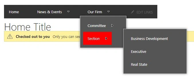 Mega-Menu Global Navigation In SharePoint 2016 Using Managed Metadata Navigation