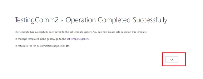Save A List As Template In SharePoint Online Using PowerShell