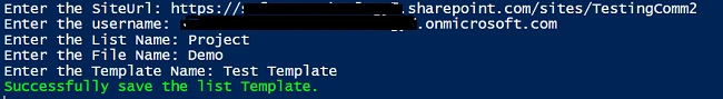 Save A List As Template In SharePoint Online Using PowerShell