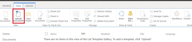 Save A List As Template In SharePoint Online Using PowerShell