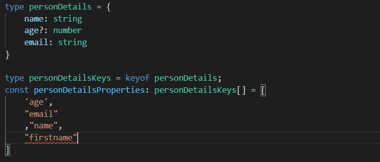 Usage of Partial Parameter and Keyof Keywords