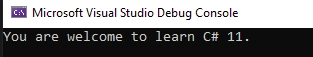 Introduction to C# 11 and its new features