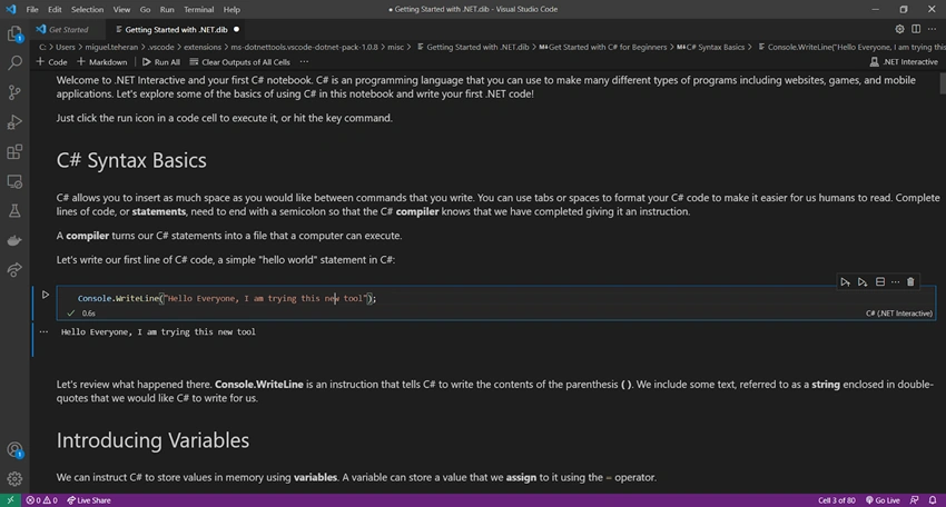 Introducing .NET Coding Pack for VS Code