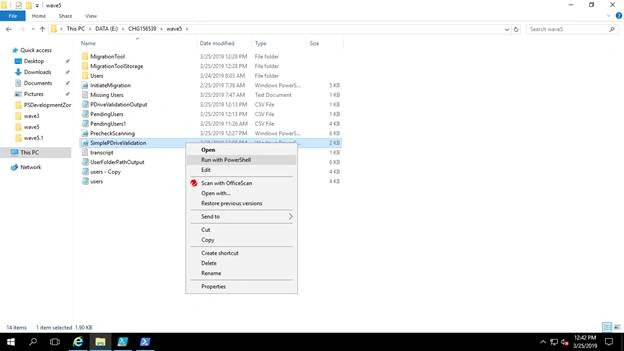 Personal Drive Validation Status Documentation