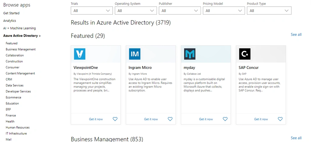 Easy Way To Access SaaS Applications From Azure Market Place