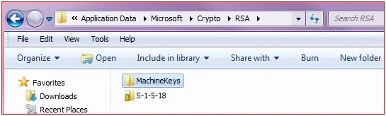 MachineKeys folder
