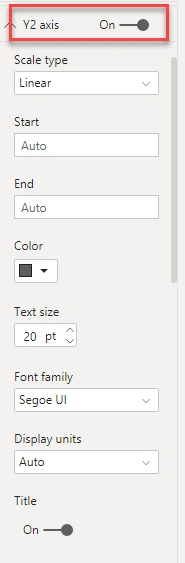 Create A Native Line Chart With Dual Y Axis In Power BI