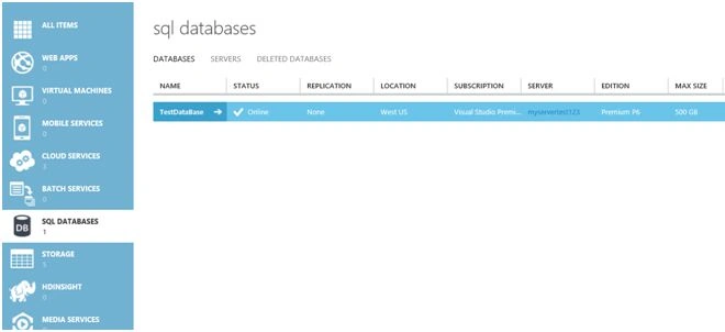 SQL database
