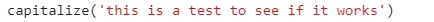 Capitalize First Letter Of Each Word Using JavaScript