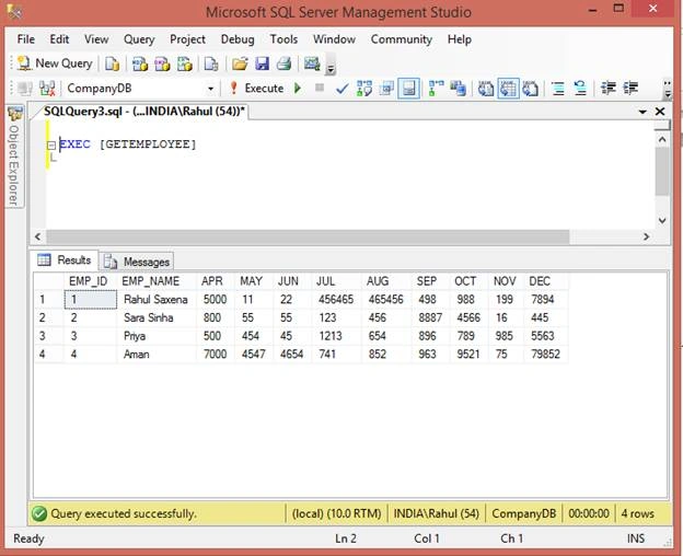 Stored Procedure